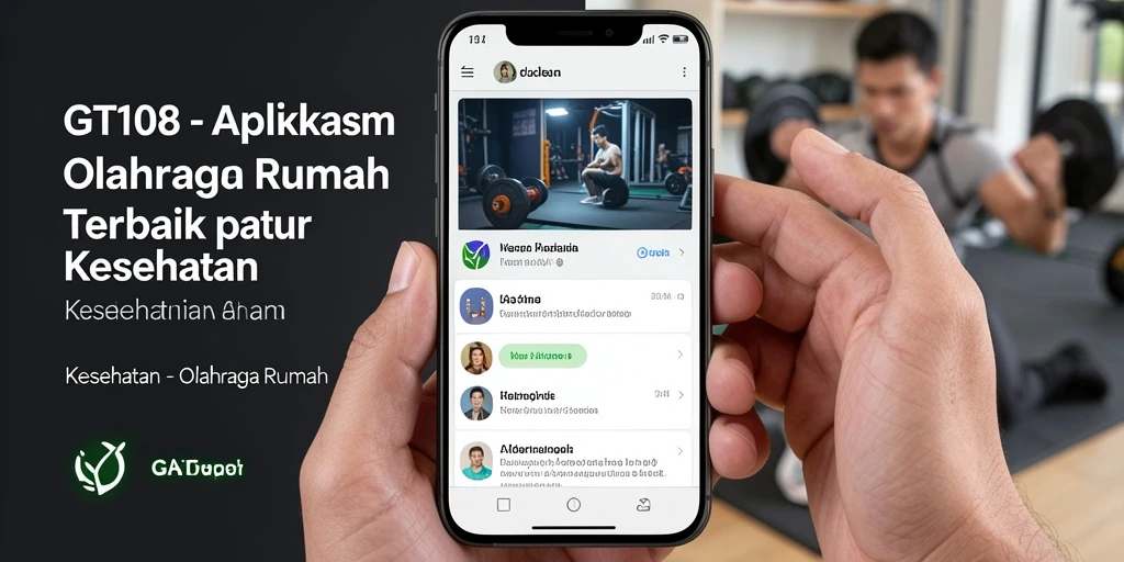 Antarmuka aplikasi GT108 yang intuitif dan mudah digunakan.