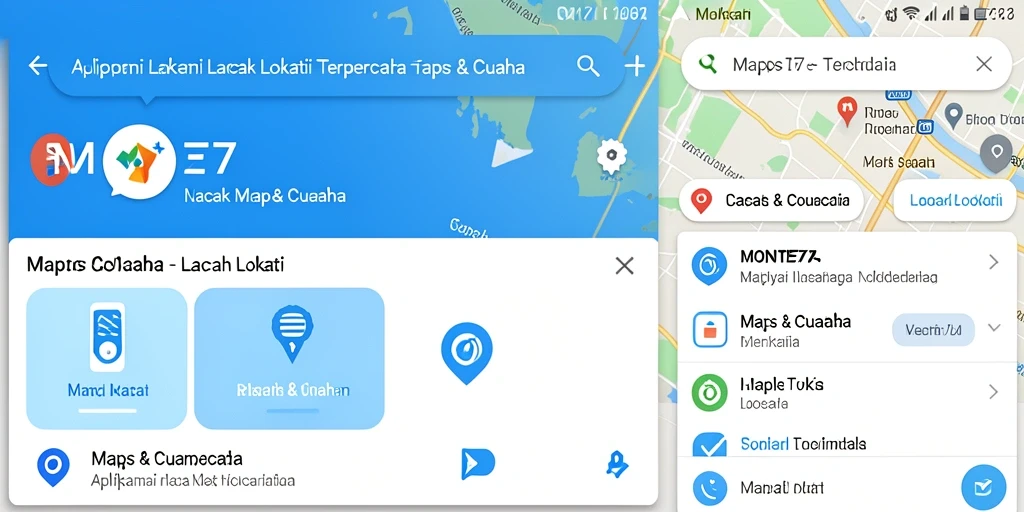 Tampilan antarmuka MONTE77 untuk fungsi Lacak Lokasi yang sederhana dan efektif.