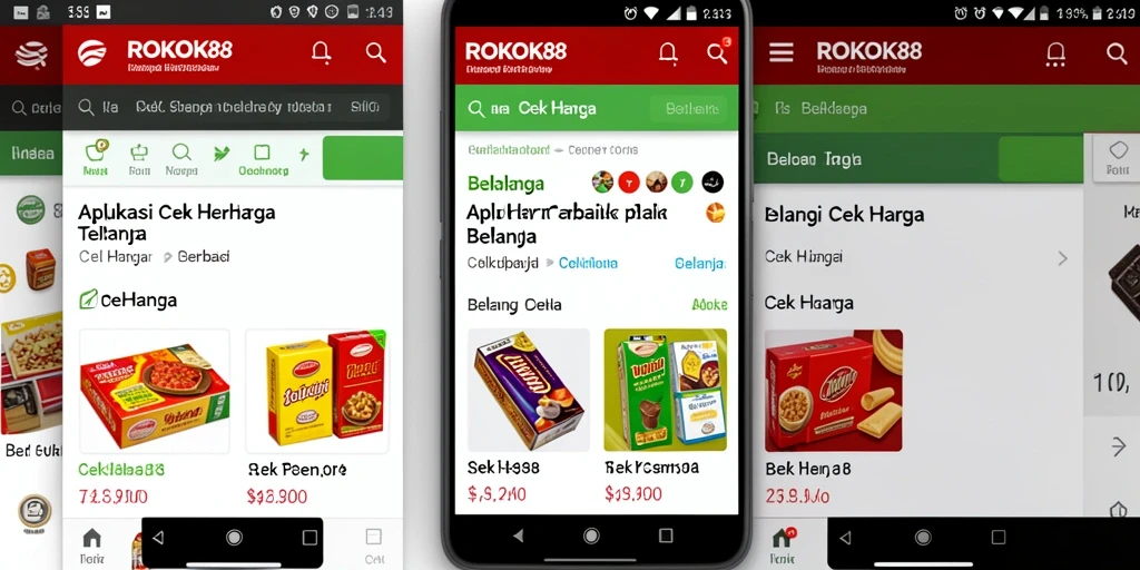 Tampilan antarmuka ROKOK88 yang mudah dipakai untuk cek harga.